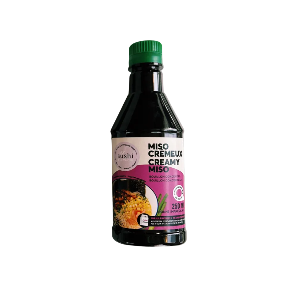 Bouillon miso cremeux