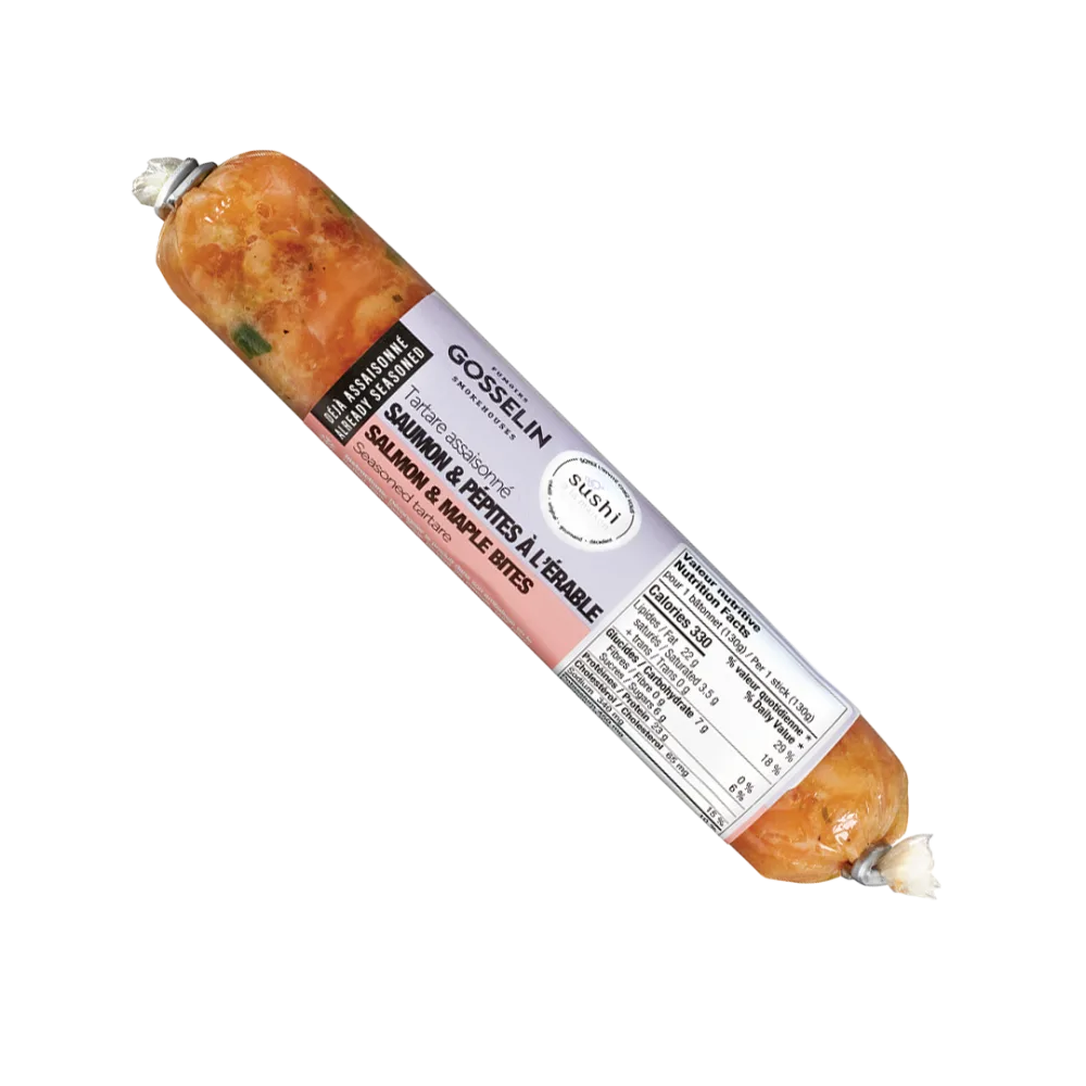 Tube assaisonne saumon pepites a lerable