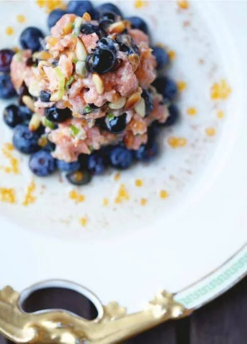 Tartare bleuets