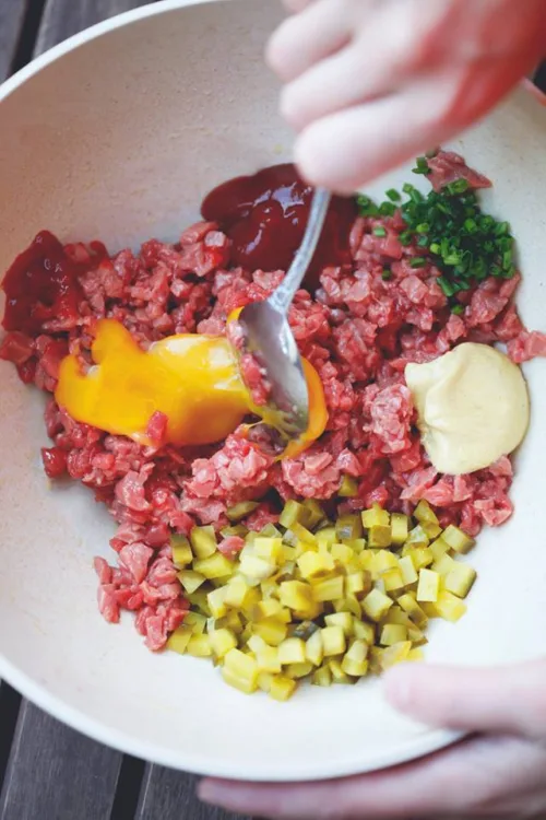 Tartare de boeuf classique
