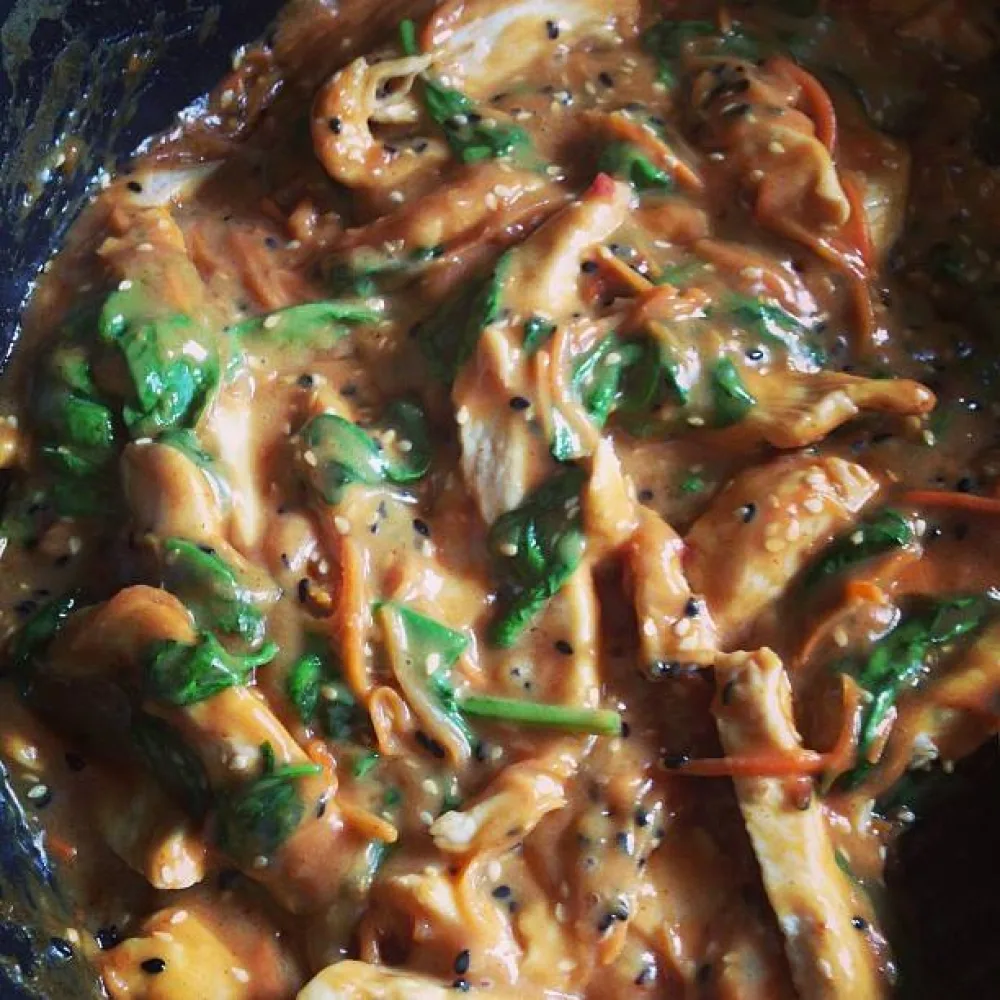 Poulet arachide