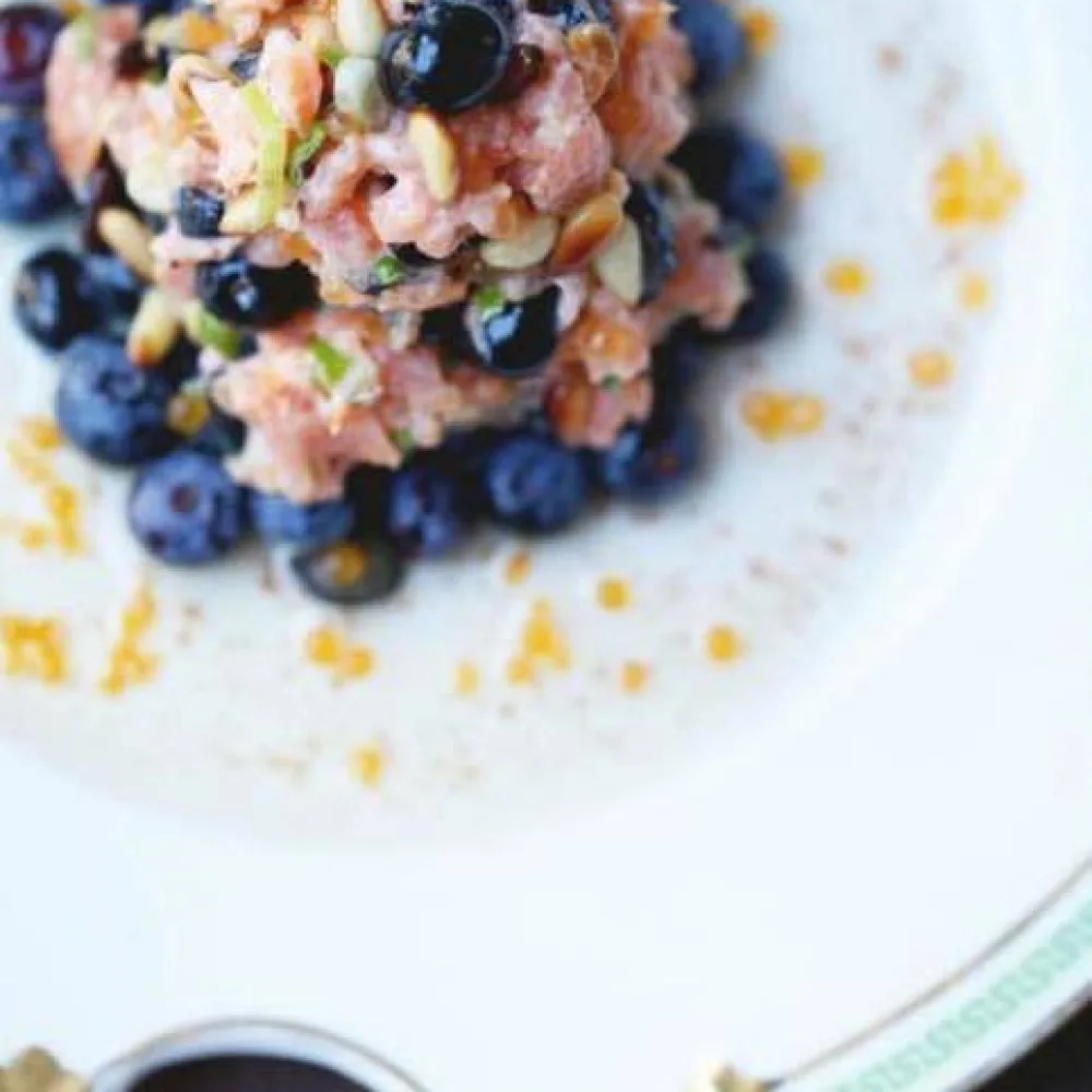 Tartare bleuets
