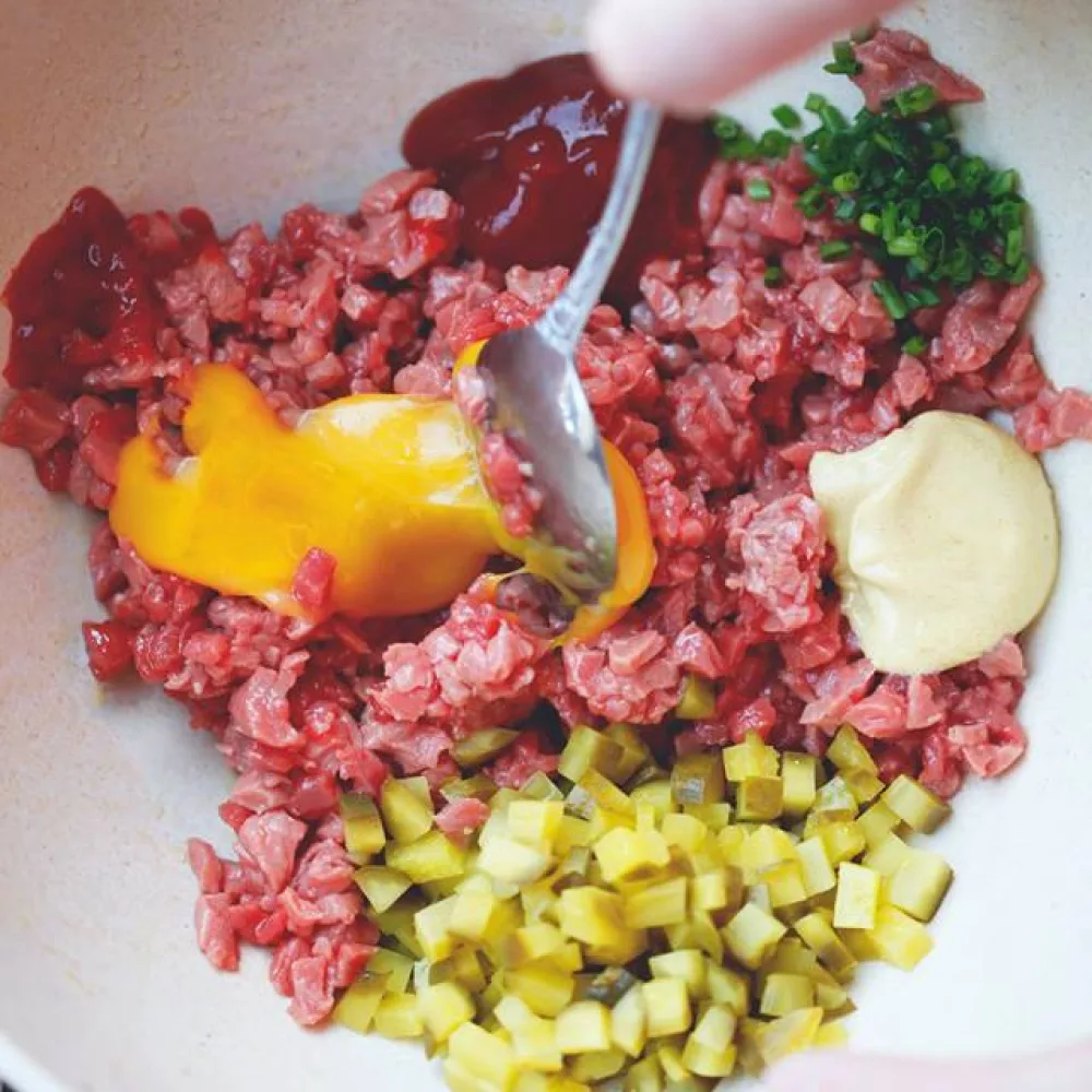 Tartare de boeuf classique