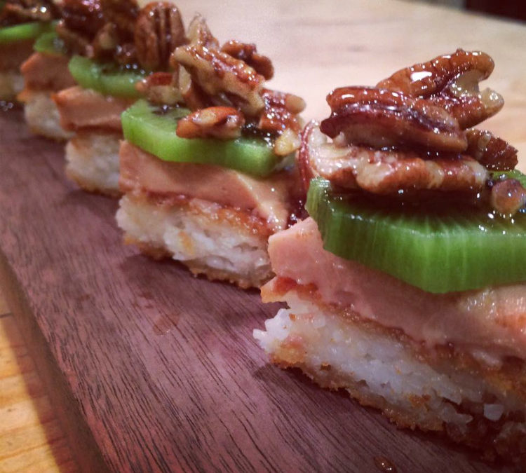 Pizza Sushi Ma foie du bon Dieu à l’érable