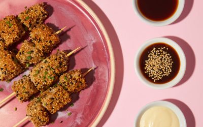 Brochettes de thon rouge