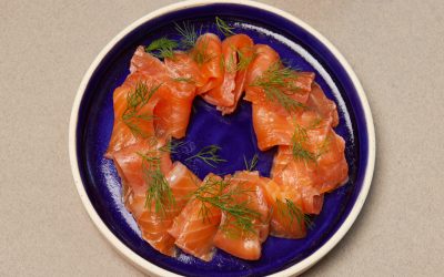 Gravlax canneberges et aneth